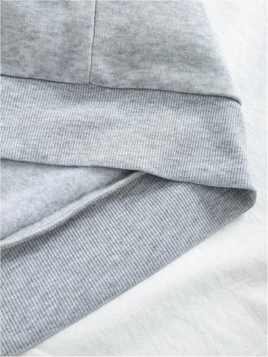 SOLY HUX Hoodies for Women Drawstring Long Sleeve Drop Shoulder Pullover Sweatshirt with Pocket