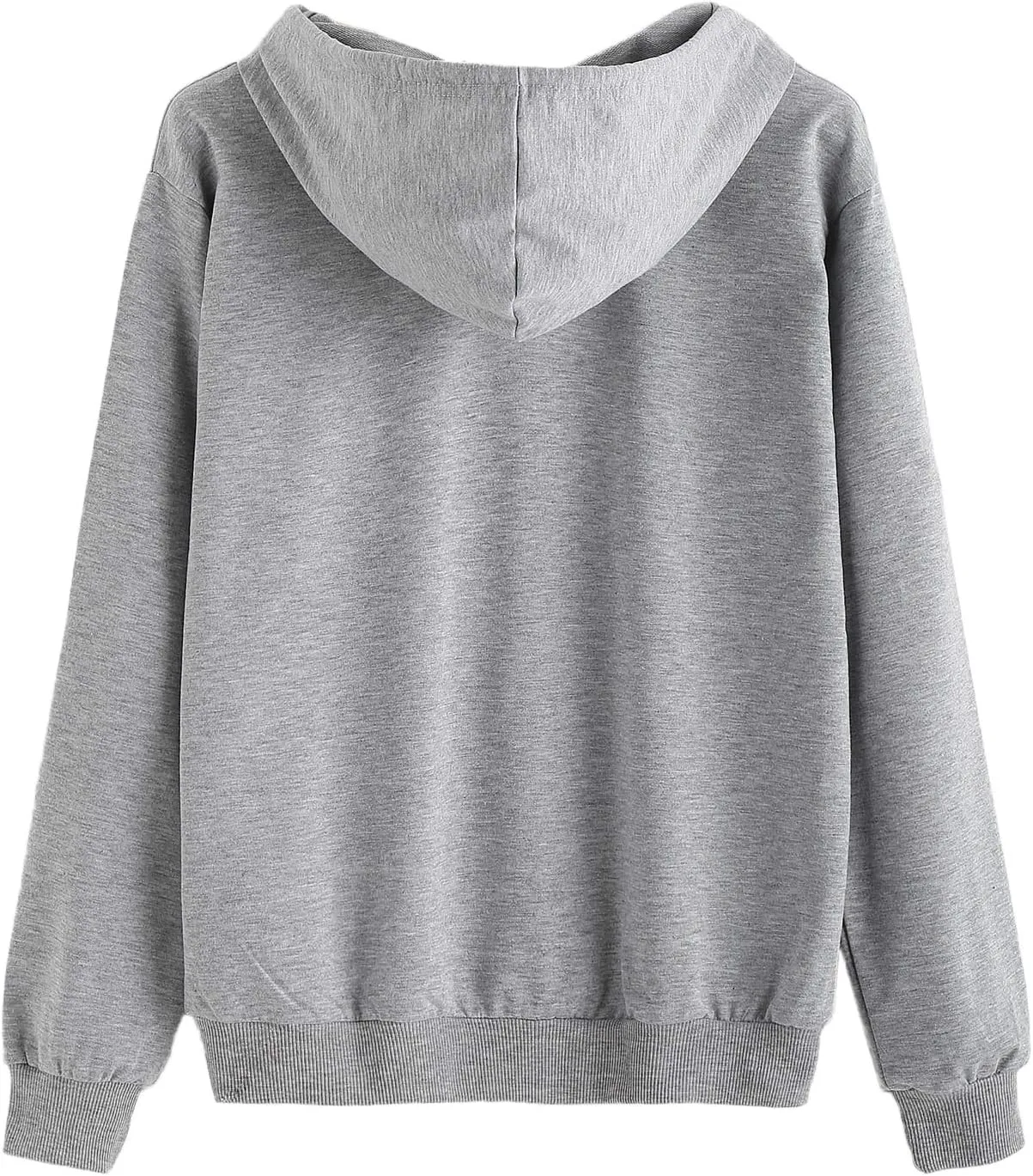 SweatyRocks Women's Hoodies Long Sleeve Pullover Drawstring Sweatshirt Hoodies with Pocket