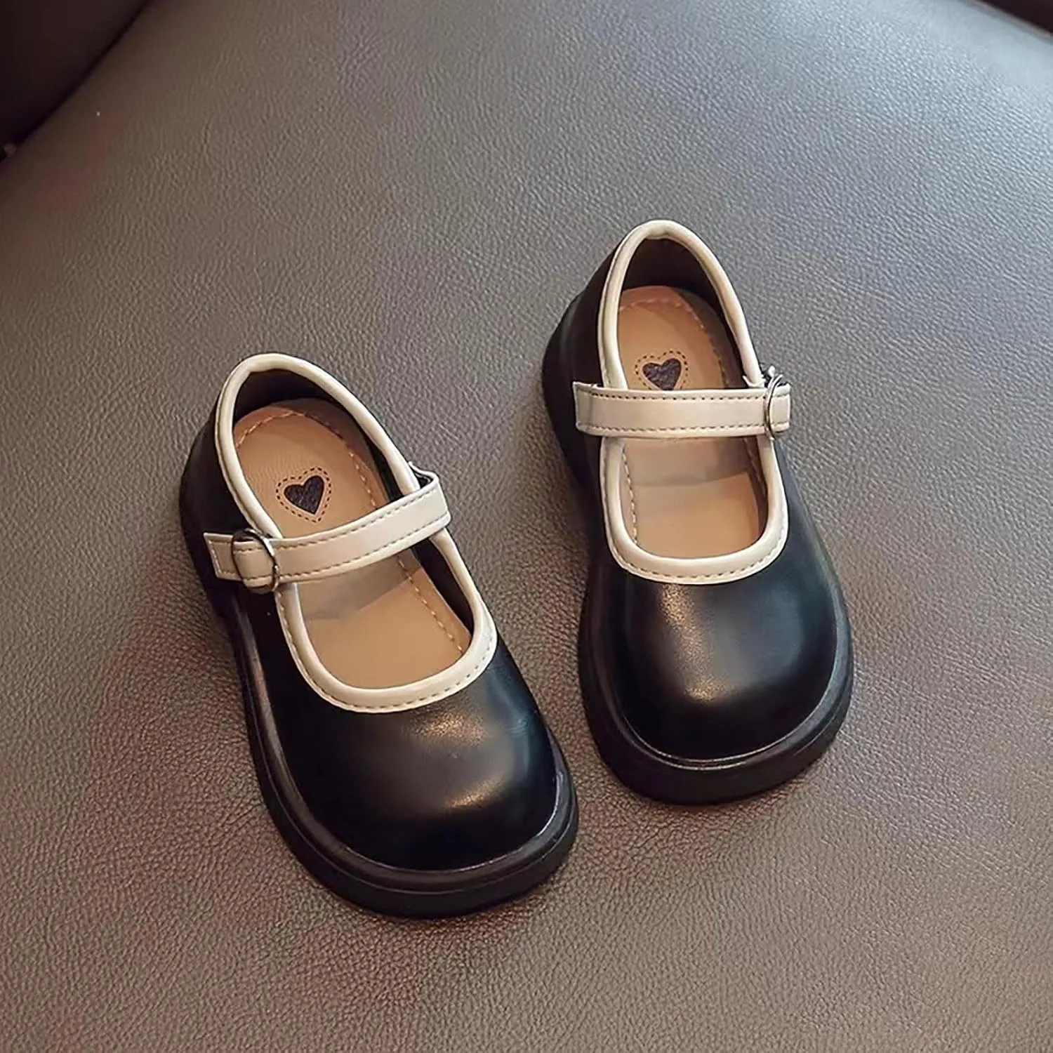 Toddler Mary Jane Flower Girls Dress Shoes Little Girl School Uniform Shoes for Wedding Party Toddler Girls Shoes