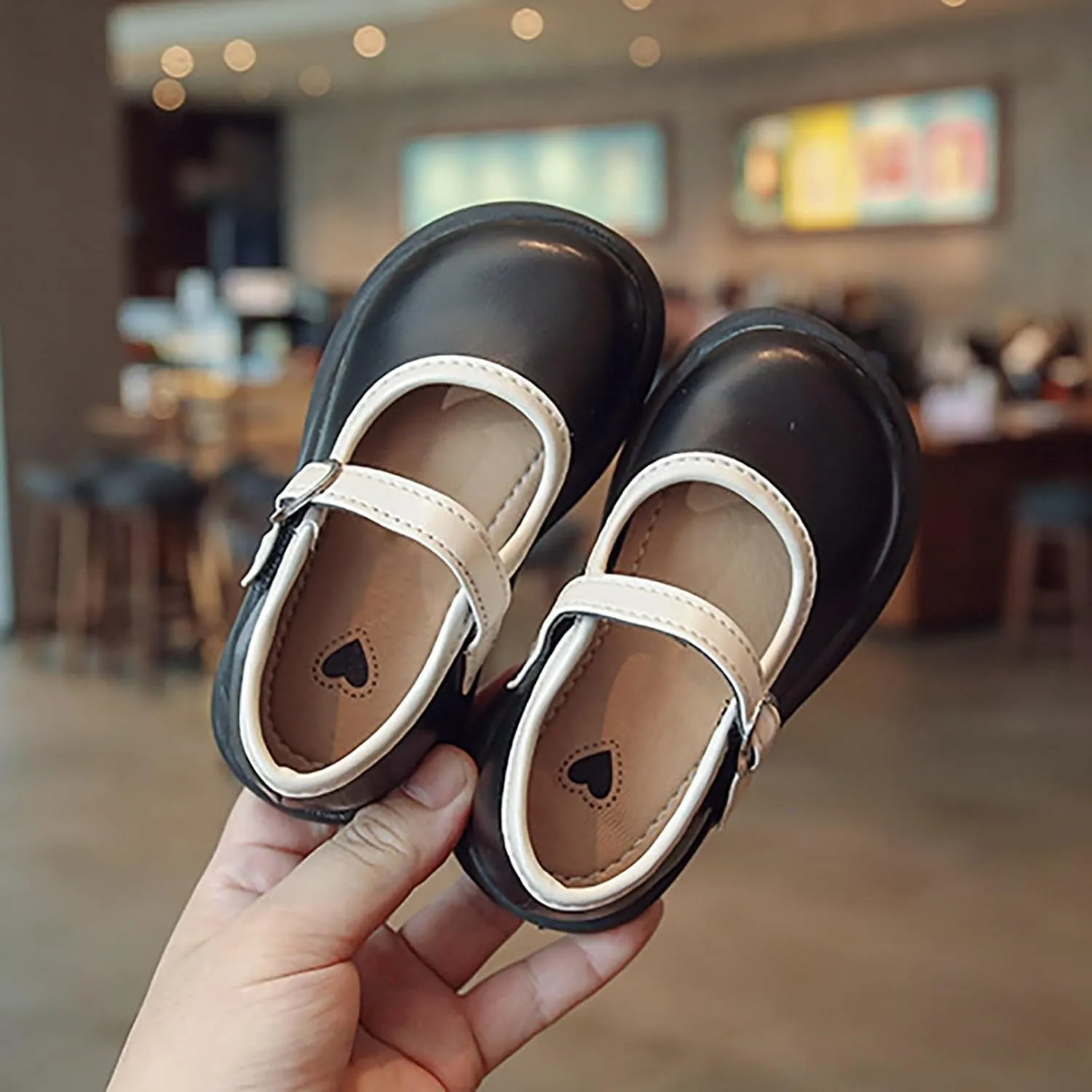 Toddler Mary Jane Flower Girls Dress Shoes Little Girl School Uniform Shoes for Wedding Party Toddler Girls Shoes