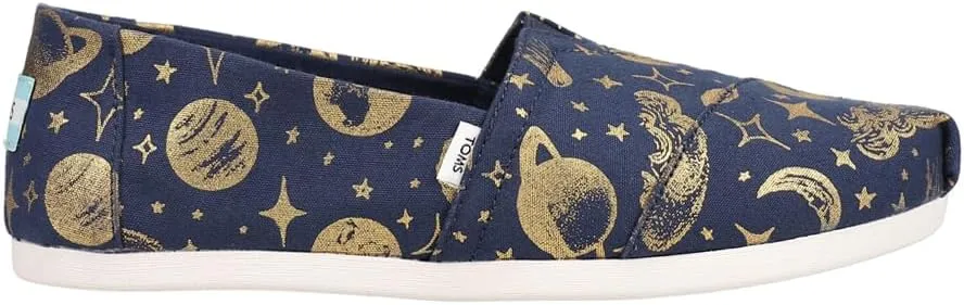 TOMS Womens Alpargata Slip On Flats Casual - Grey