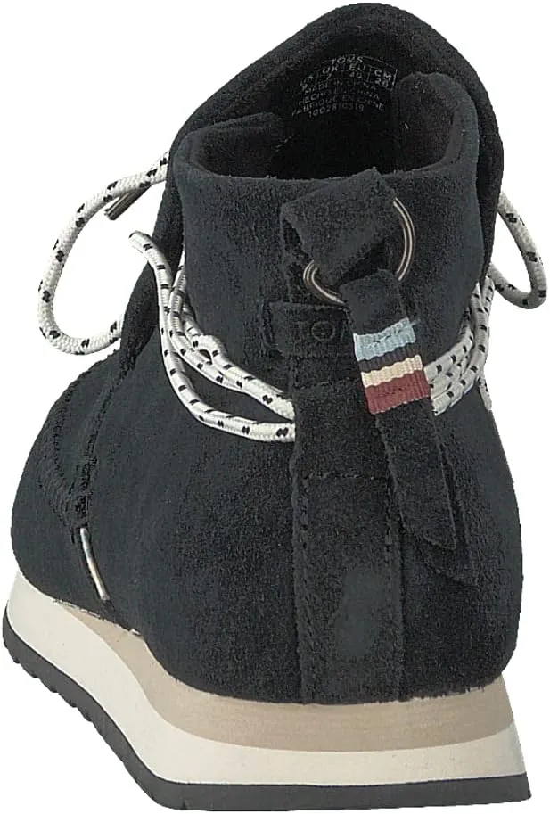 TOMS Womens Rio High Sneakers Shoes Casual - Black