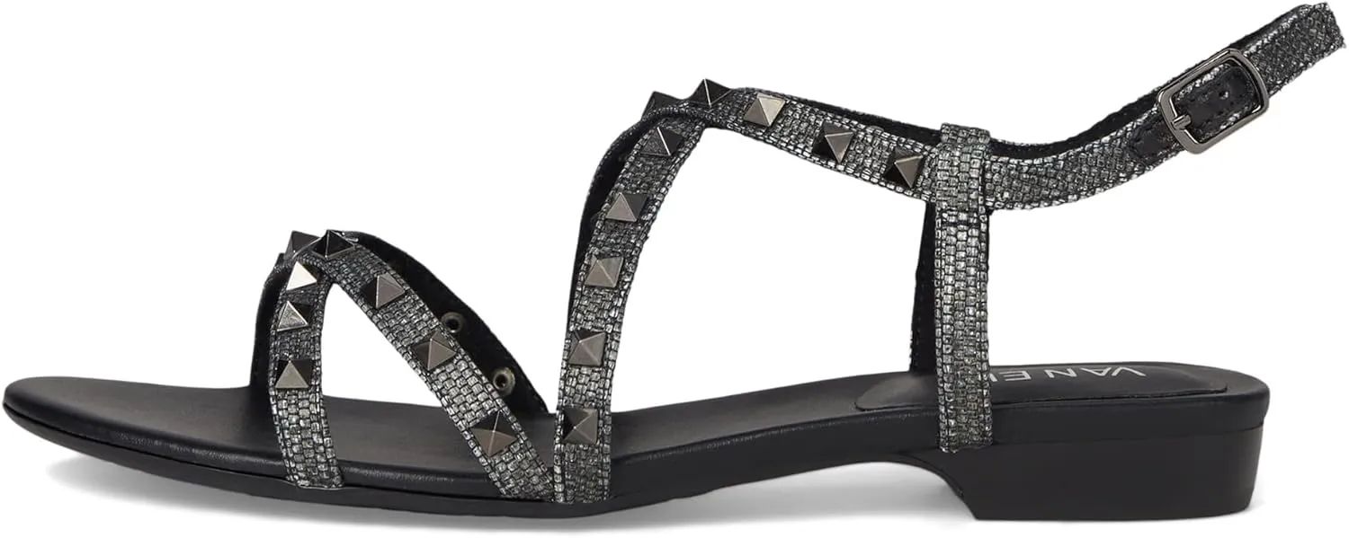 VANELi Womens Basira Studded Strappy Casual Sandals Casual - Gold