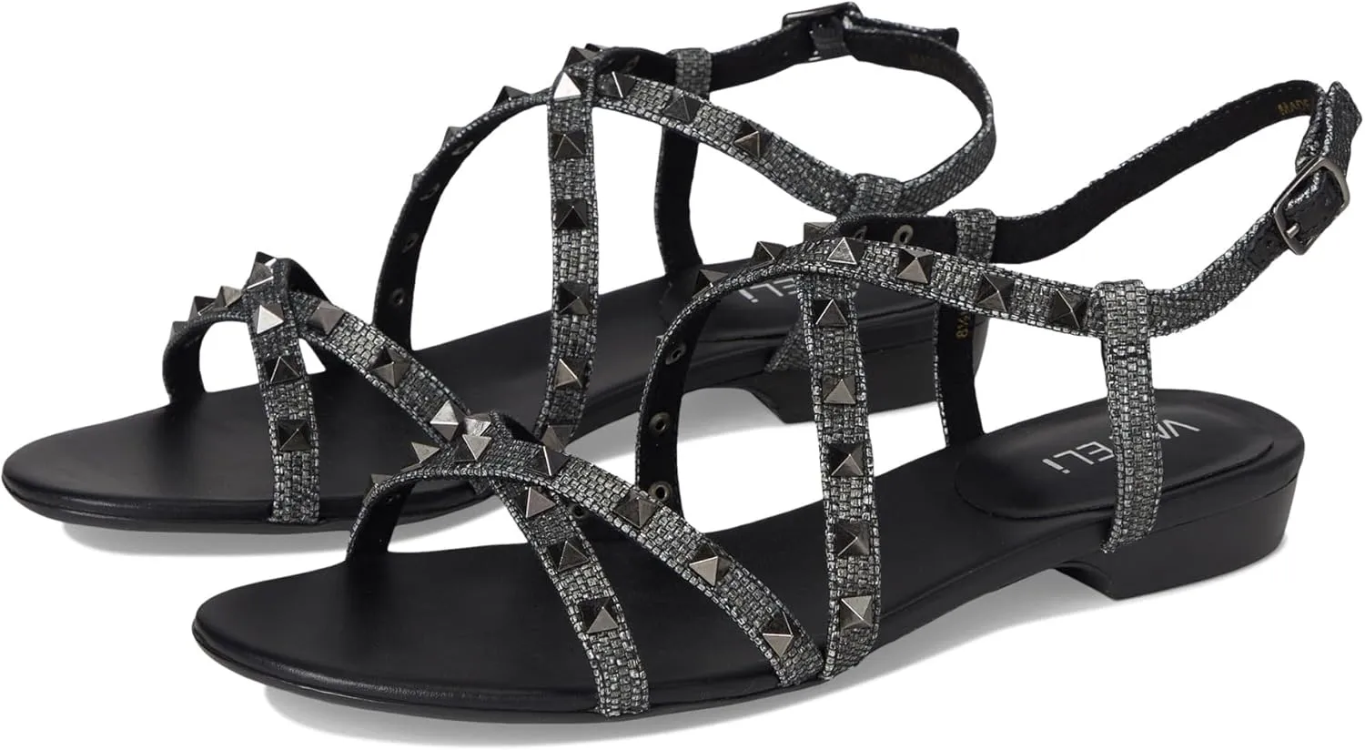 VANELi Womens Basira Studded Strappy Casual Sandals Casual - Gold