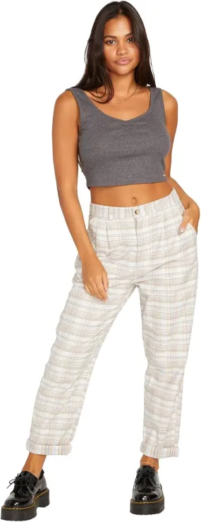 Volcom Women's Frochickie Trouser Slim Fit Chino Pant