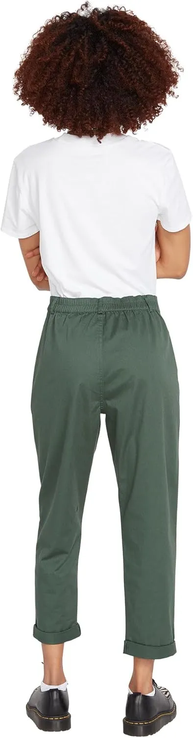 Volcom Women's Frochickie Trouser Slim Fit Chino Pant