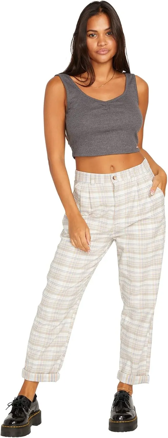 Volcom Women's Frochickie Trouser Slim Fit Chino Pant