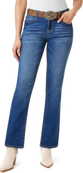 WallFlower Women's Feisty Curvy Skinny Low Rise Insta Stretch Juniors Jeans