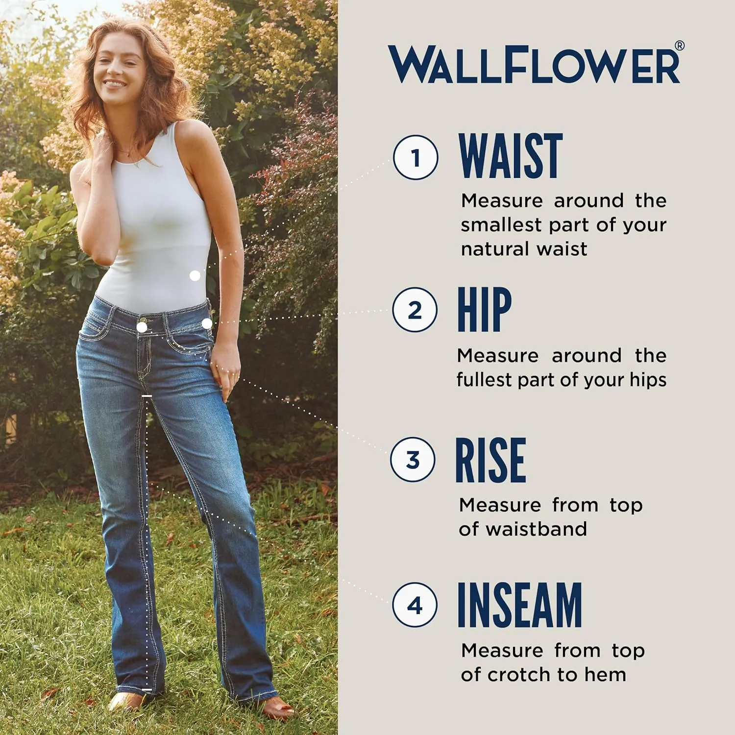 WallFlower Women's Feisty Curvy Skinny Low Rise Insta Stretch Juniors Jeans