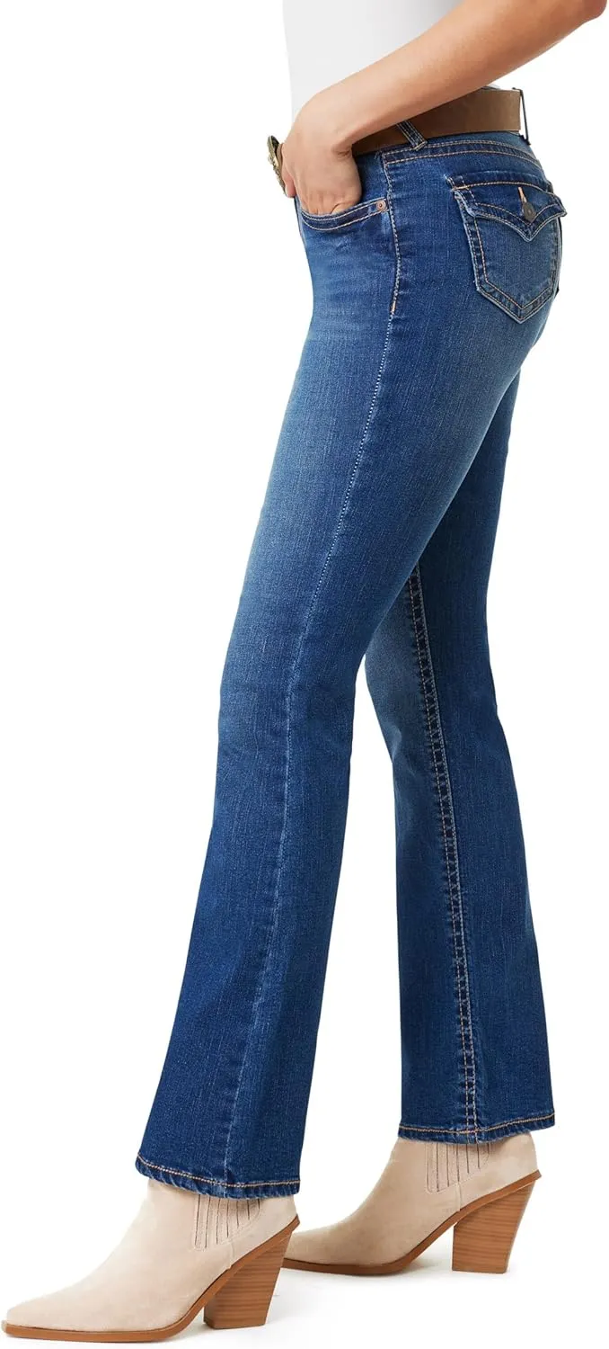 WallFlower Women's Feisty Curvy Skinny Low Rise Insta Stretch Juniors Jeans