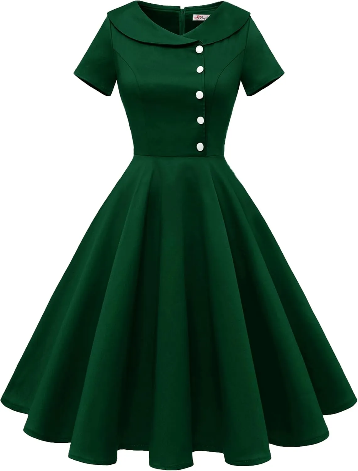 Wedtrend Women's 1950s Vintage Audrey Hepburn Style Cocktail Swing Dresses