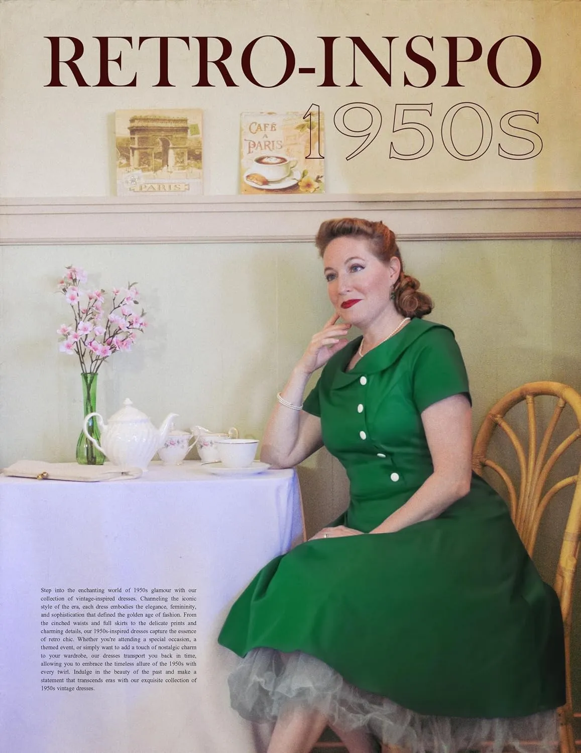 Wedtrend Women's 1950s Vintage Audrey Hepburn Style Cocktail Swing Dresses