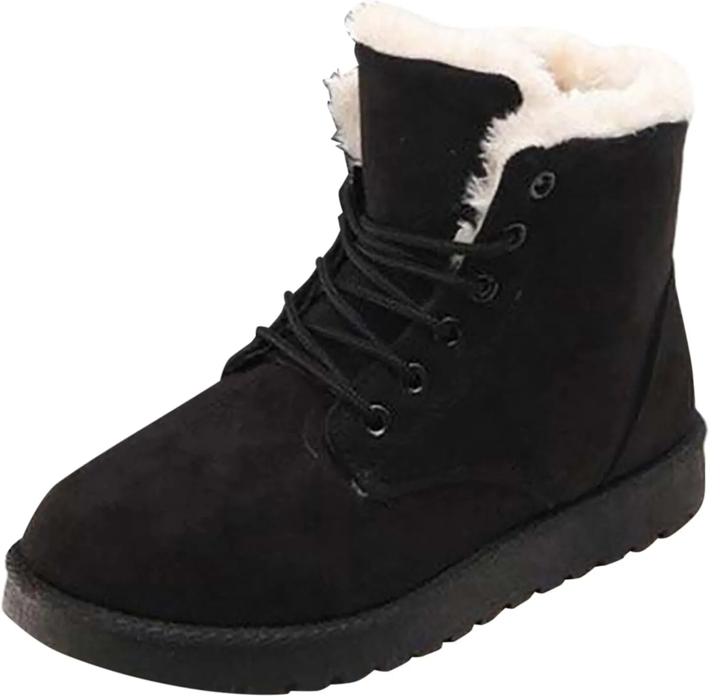 Womens Ankle Boots Snow Boots for Women Short Leather Boots Stacked Heel Womens Fahsion Boots Comfortable Womens Boot