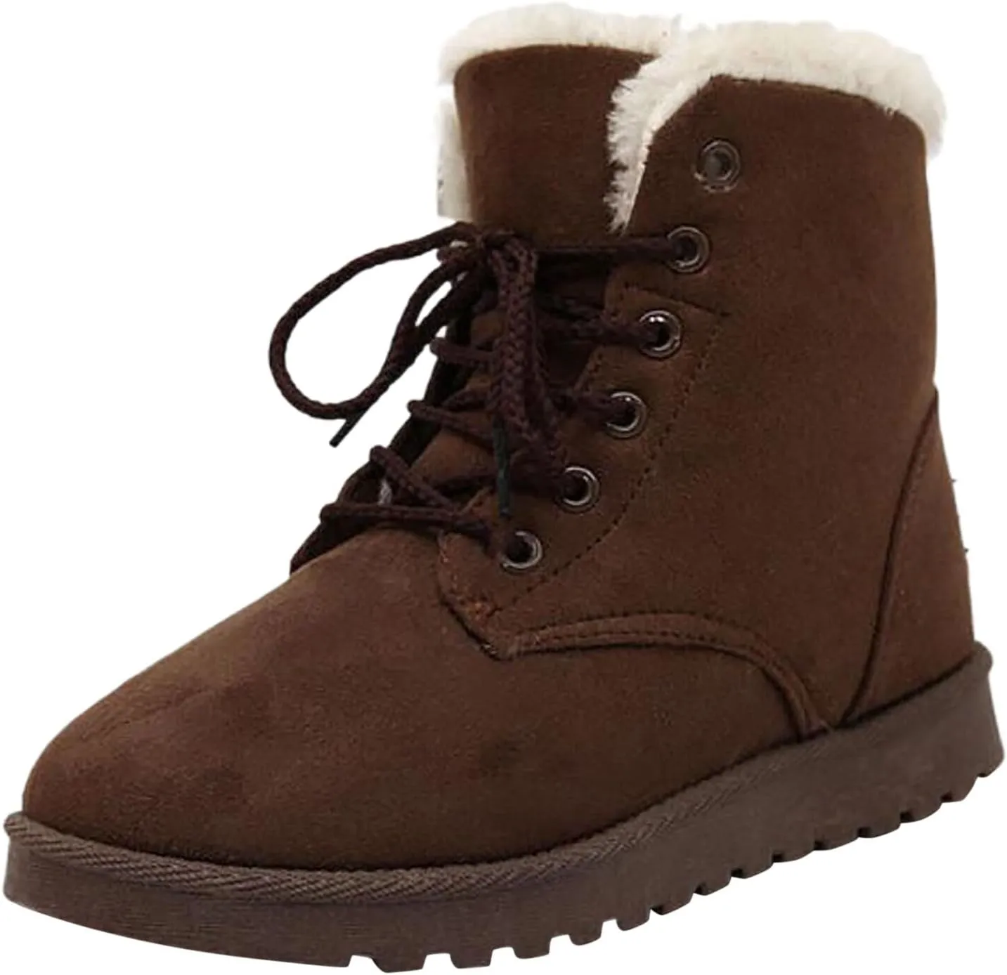 Womens Ankle Boots Snow Boots for Women Short Leather Boots Stacked Heel Womens Fahsion Boots Comfortable Womens Boot
