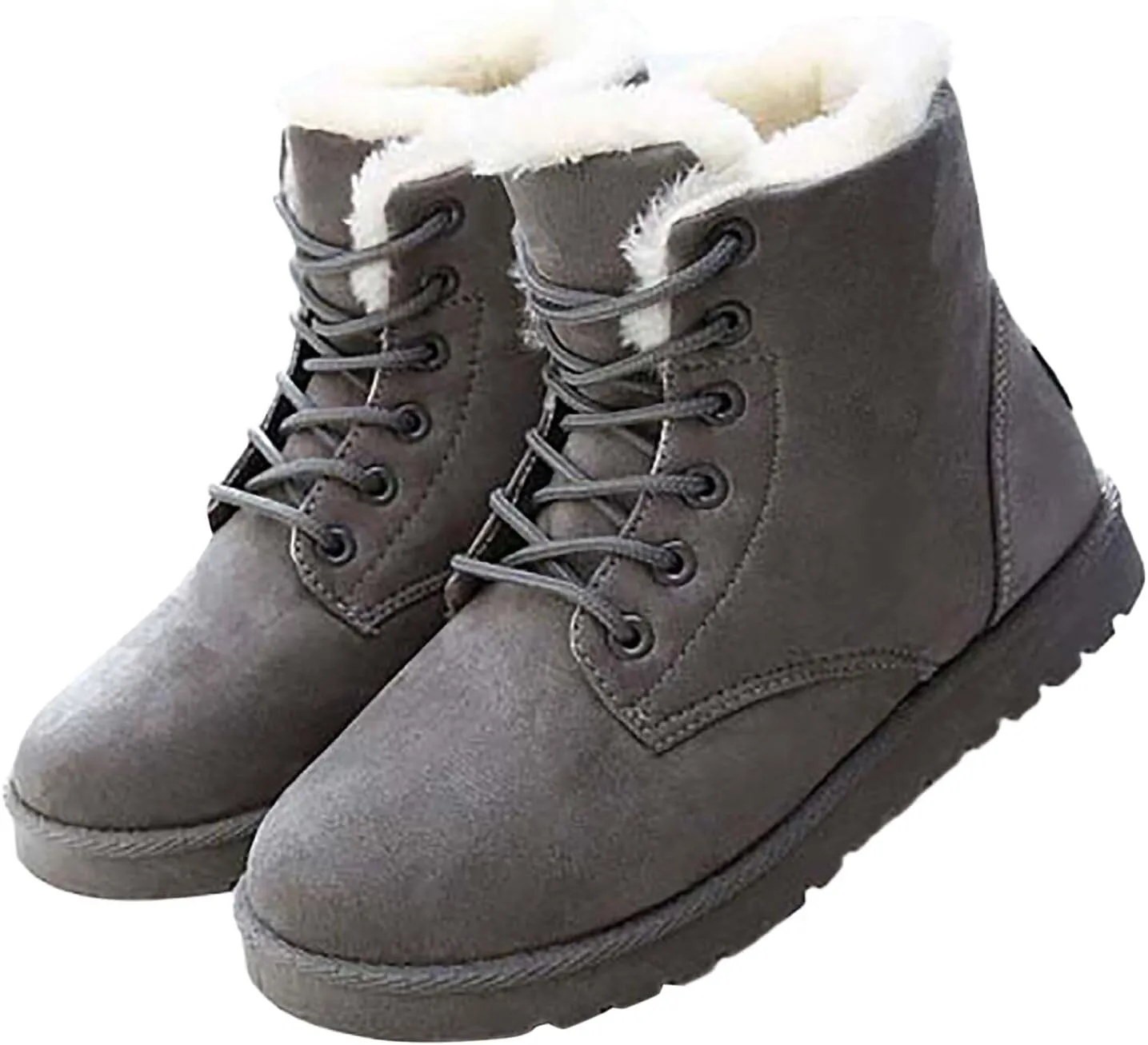 Womens Ankle Boots Snow Boots for Women Short Leather Boots Stacked Heel Womens Fahsion Boots Comfortable Womens Boot