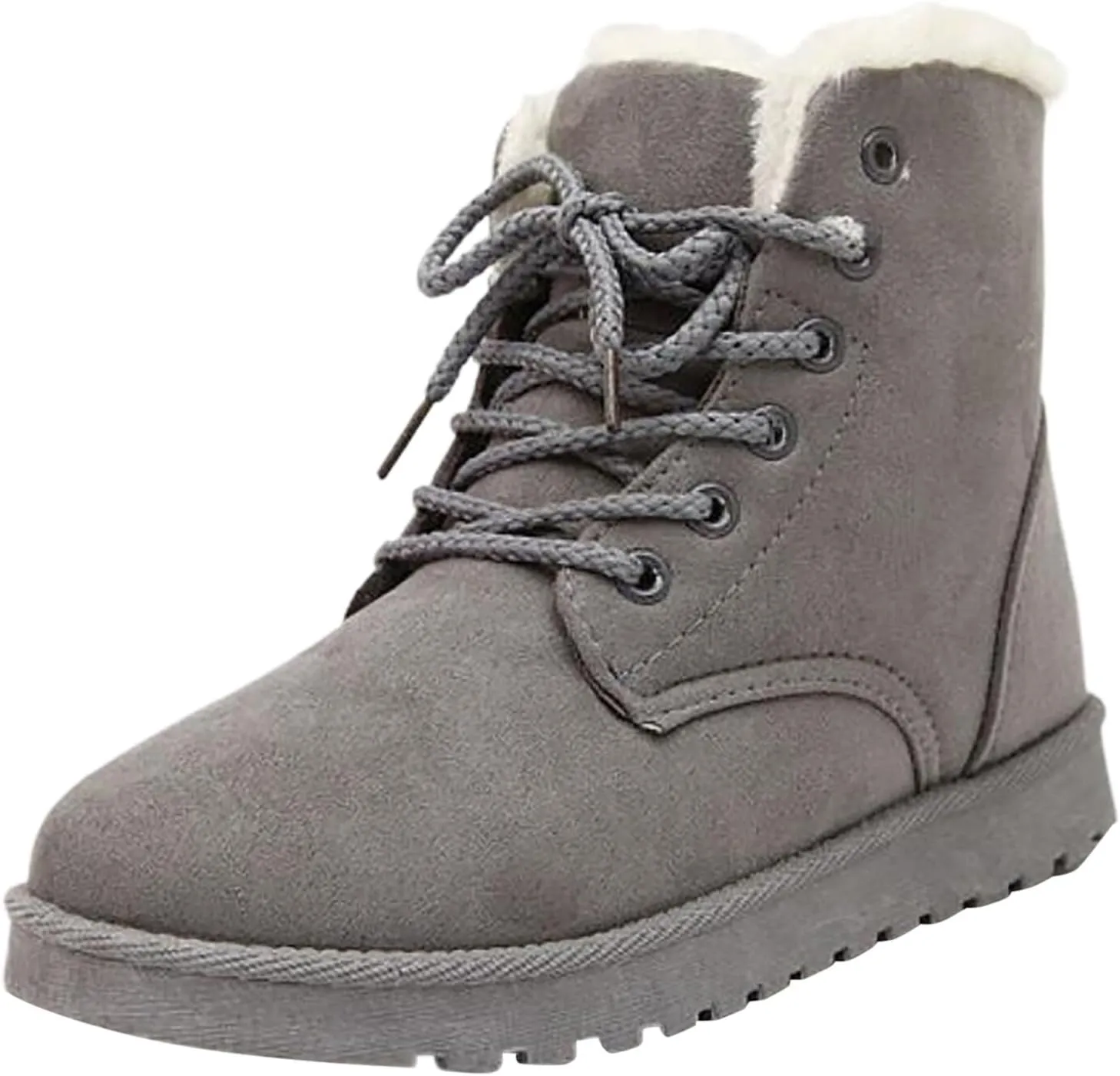 Womens Ankle Boots Snow Boots for Women Short Leather Boots Stacked Heel Womens Fahsion Boots Comfortable Womens Boot
