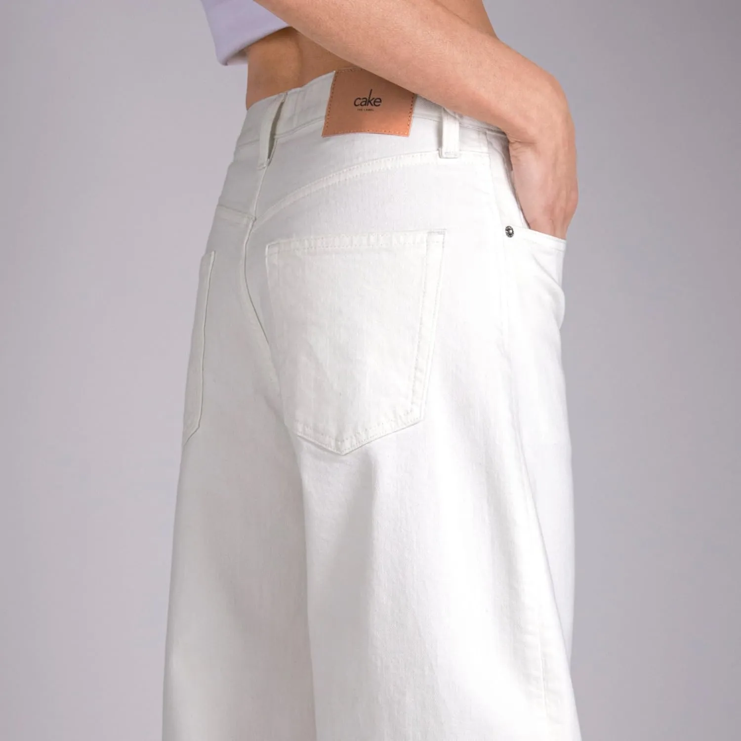 Womens Baggy Barrel Jeans Wide Leg Mid Rise Premium Denim Pants