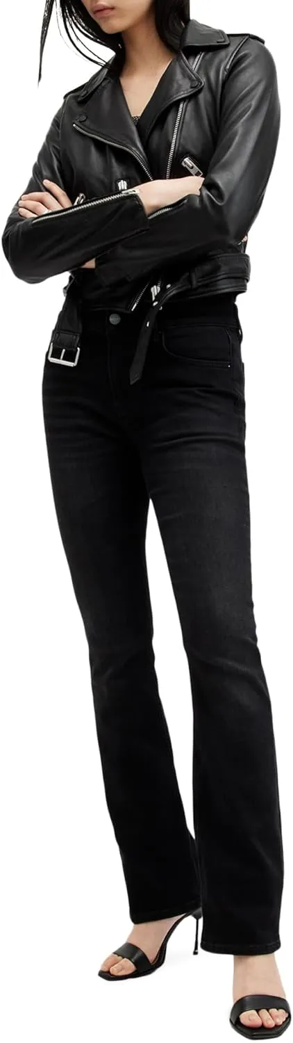 Women's Balfern Leather Biker Jacket