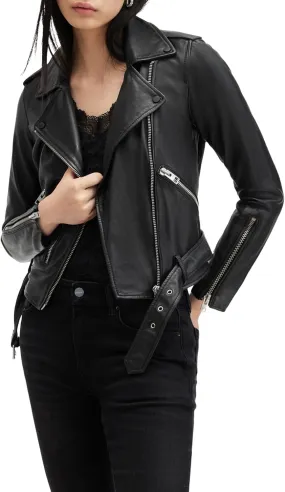 Women's Balfern Leather Biker Jacket