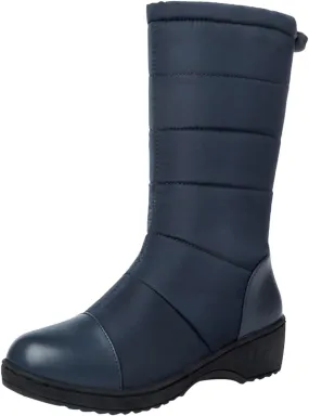 Womens Boots Winter Womens Boots Mid Calf Winter Boots Warm Snow Boots Comfortable Outdoor Thick Bottom Flat Snow Boots