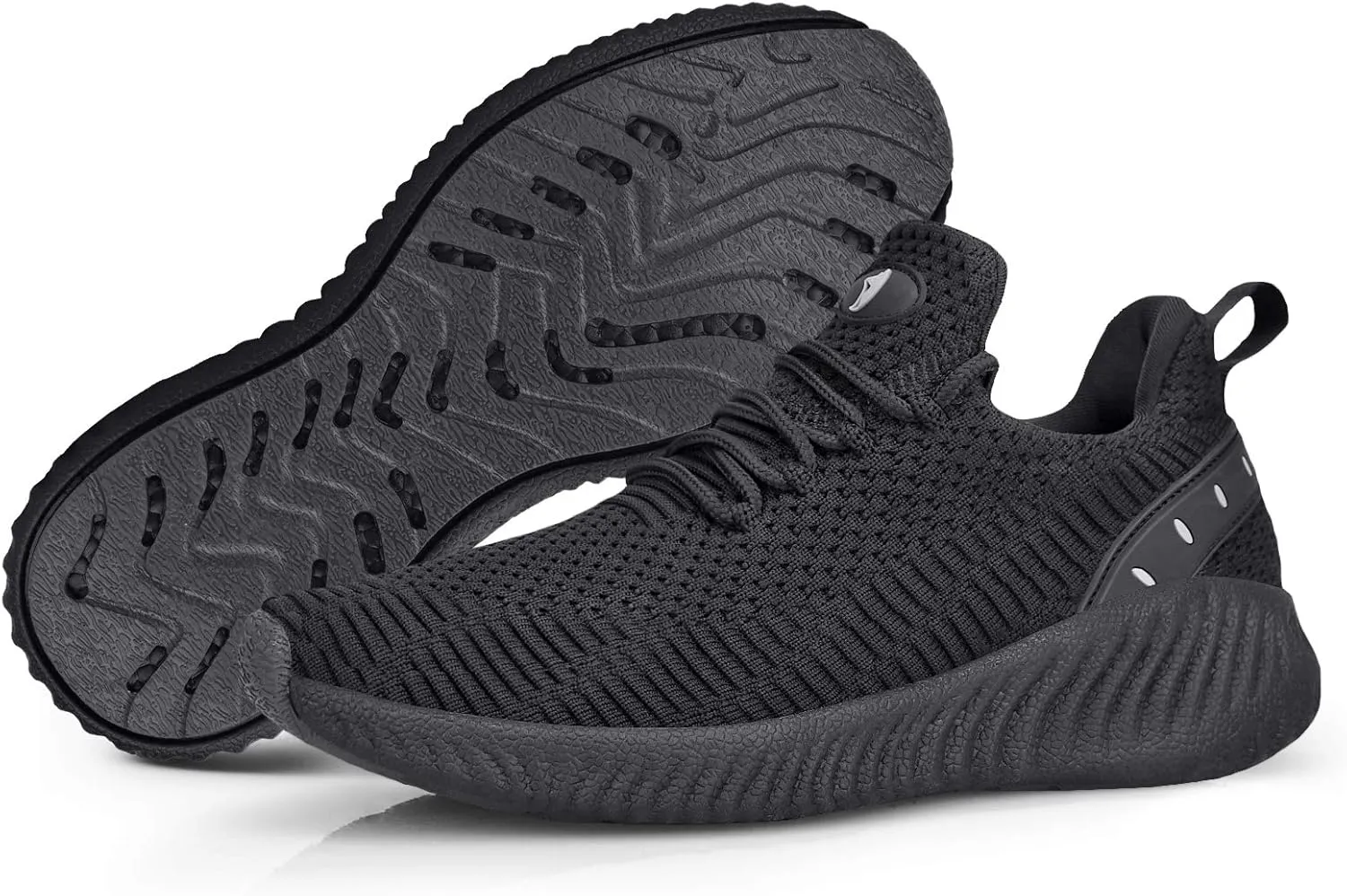 Womens Casual Shoes, 13- All Black, 9 US