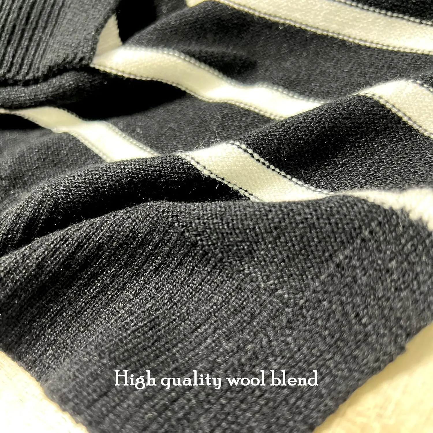 Women's Fashion Knitted Shawl - Khaki Sweater Shawl for Air-Conditioned Rooms