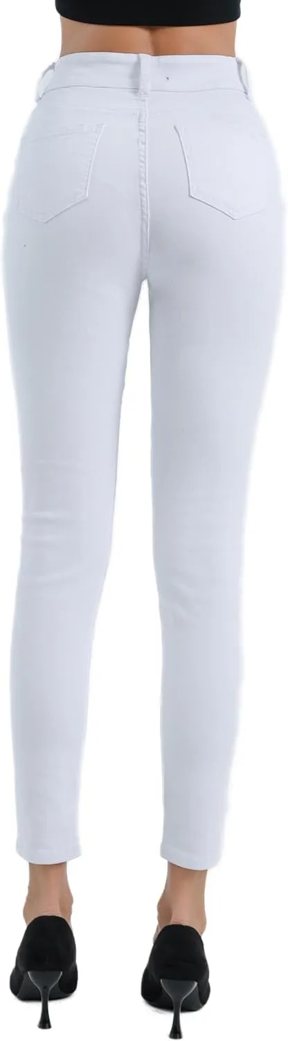 Women??s High Waisted Skinny Stretchy Denim Pants Curvy Jeggings Butt Lifting Jeans