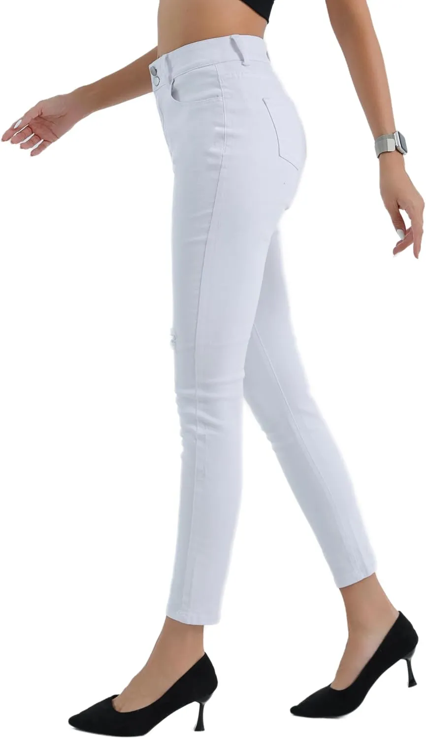 Women??s High Waisted Skinny Stretchy Denim Pants Curvy Jeggings Butt Lifting Jeans