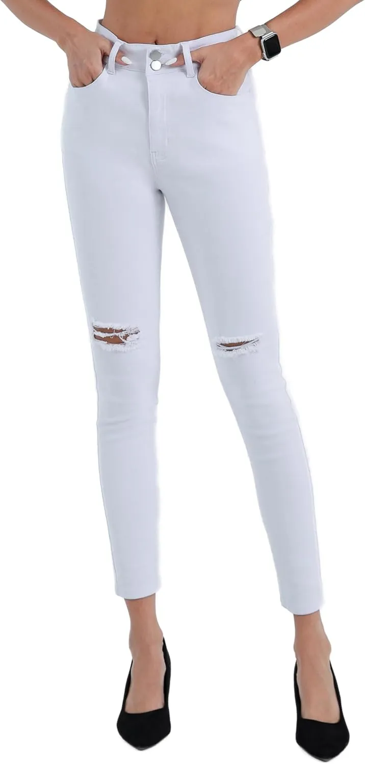 Women??s High Waisted Skinny Stretchy Denim Pants Curvy Jeggings Butt Lifting Jeans
