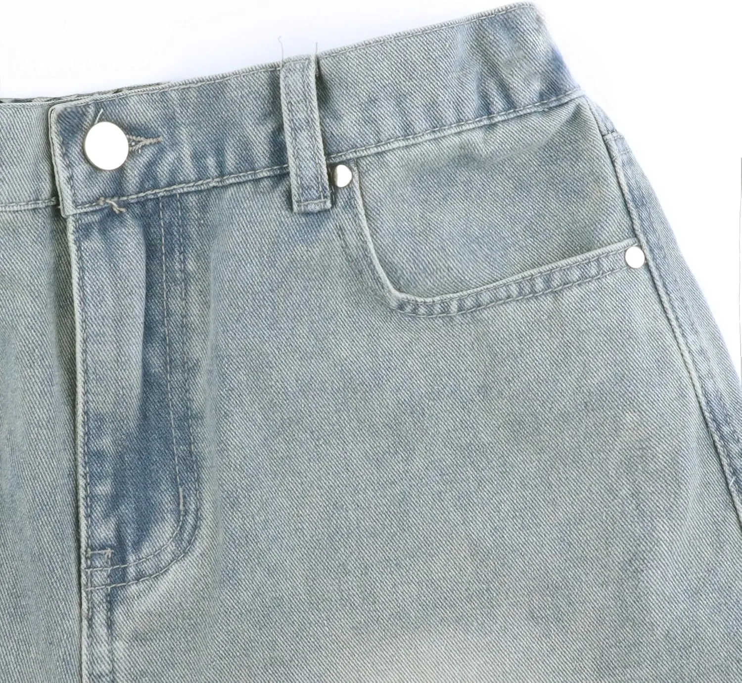 Womens Jean Shorts Womens Star High Waisted Cargo Denim Shorts for Women Trendy