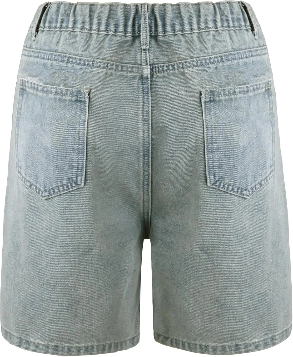 Womens Jean Shorts Womens Star High Waisted Cargo Denim Shorts for Women Trendy