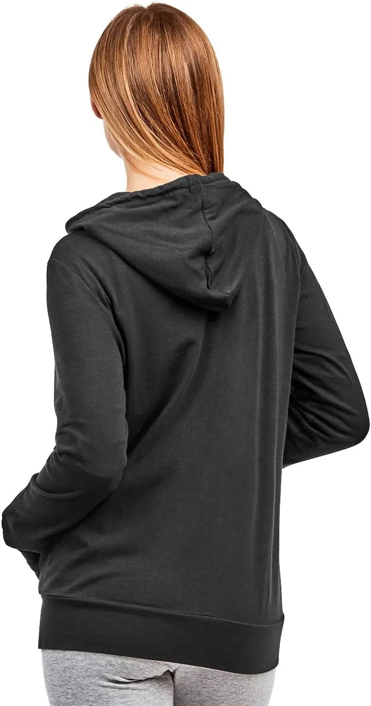 Women's Zip Up Cotton Light Hoodie Jacket