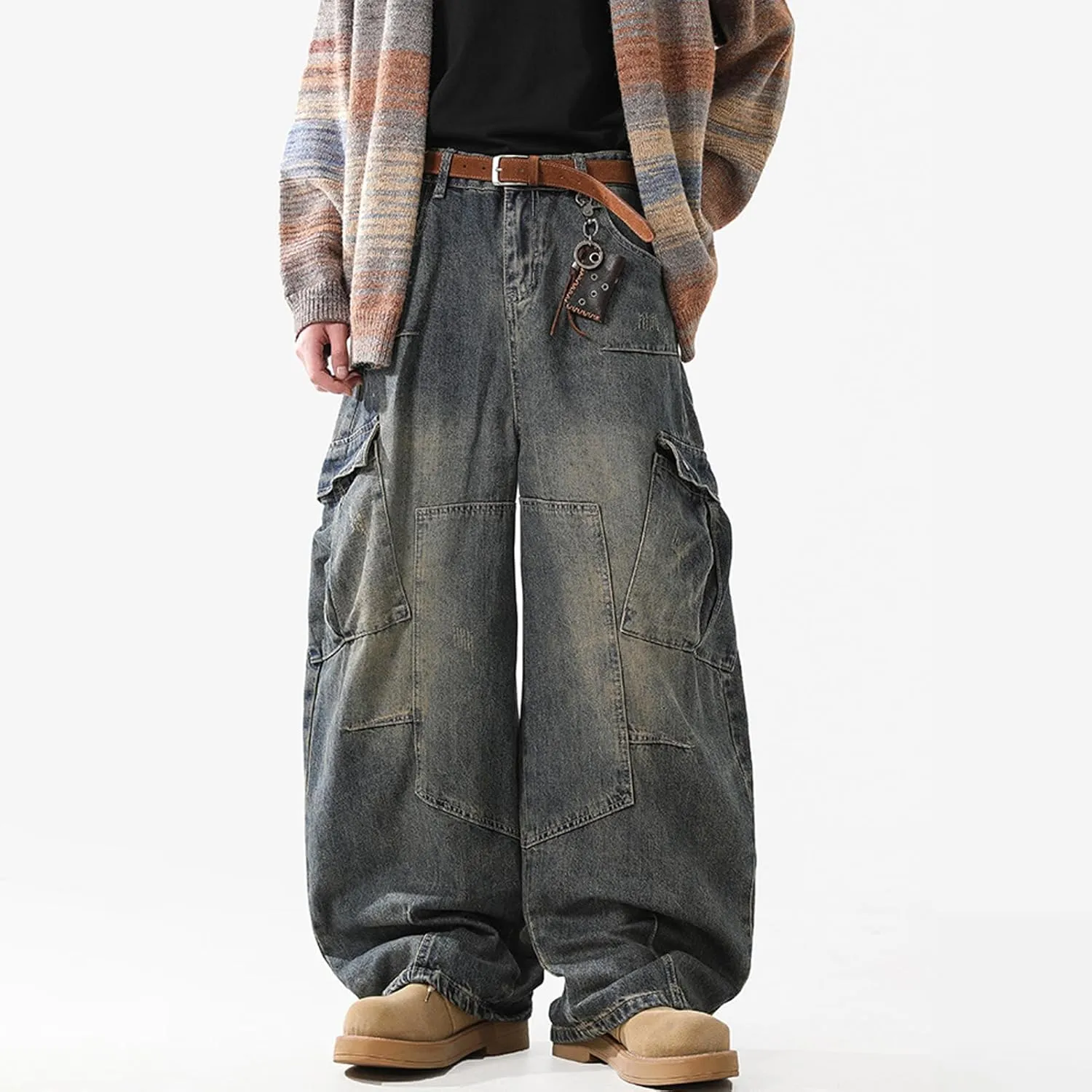 Y2K Vintage Baggy Jeans Fashion Graphic Causal Straight Leg Denim Pants