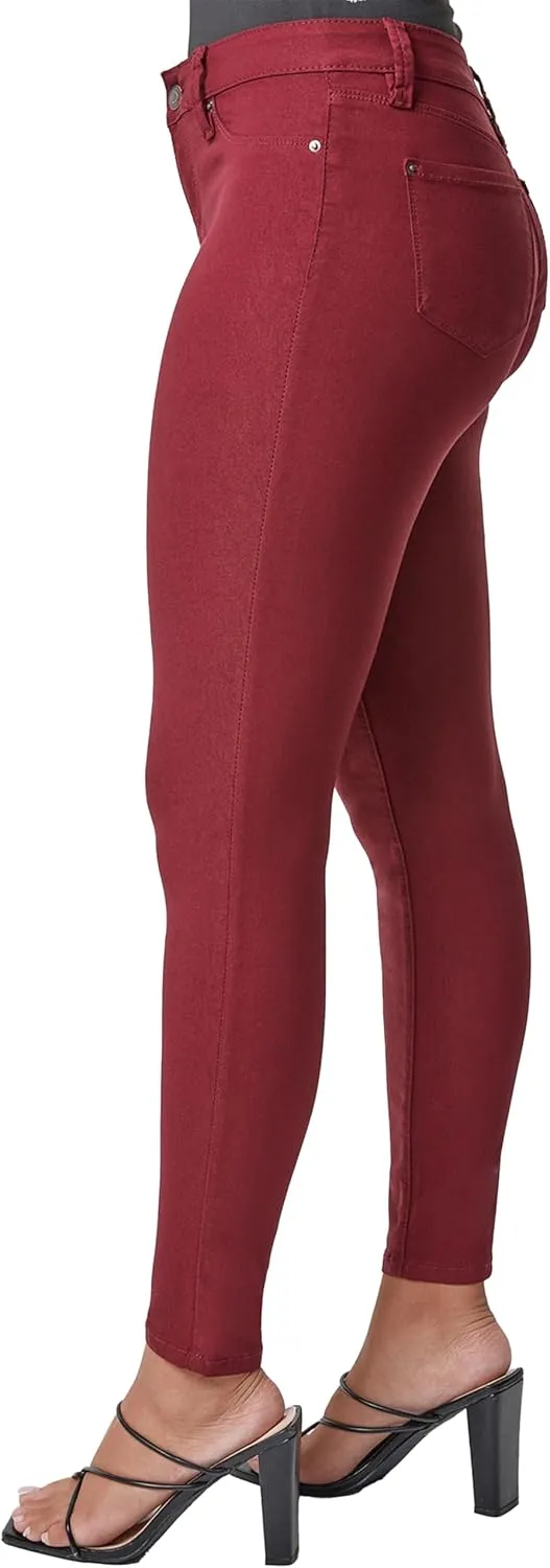 YMI Women's Hyperstretch Mid-Rise Skinny Jeans